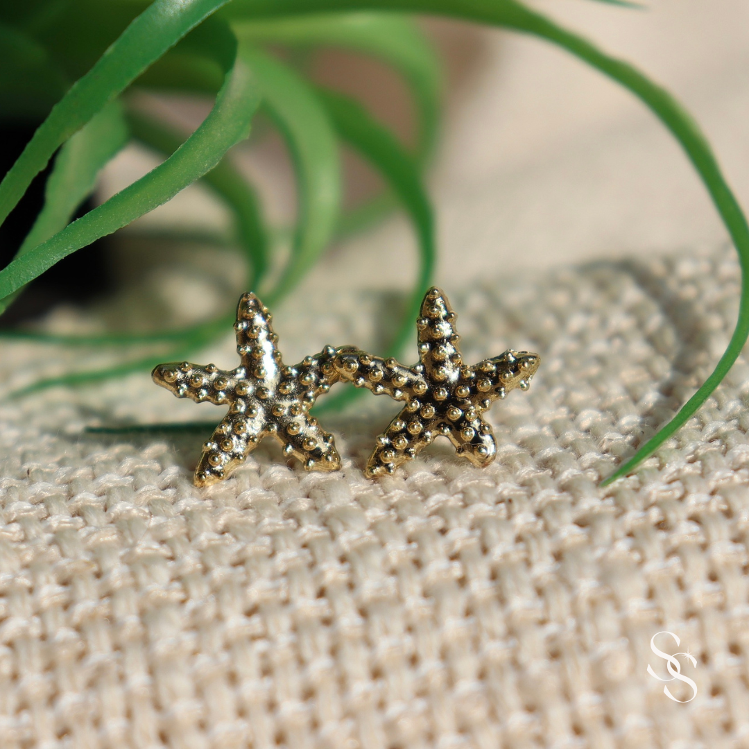 Nautical Starfish Stud Earrings