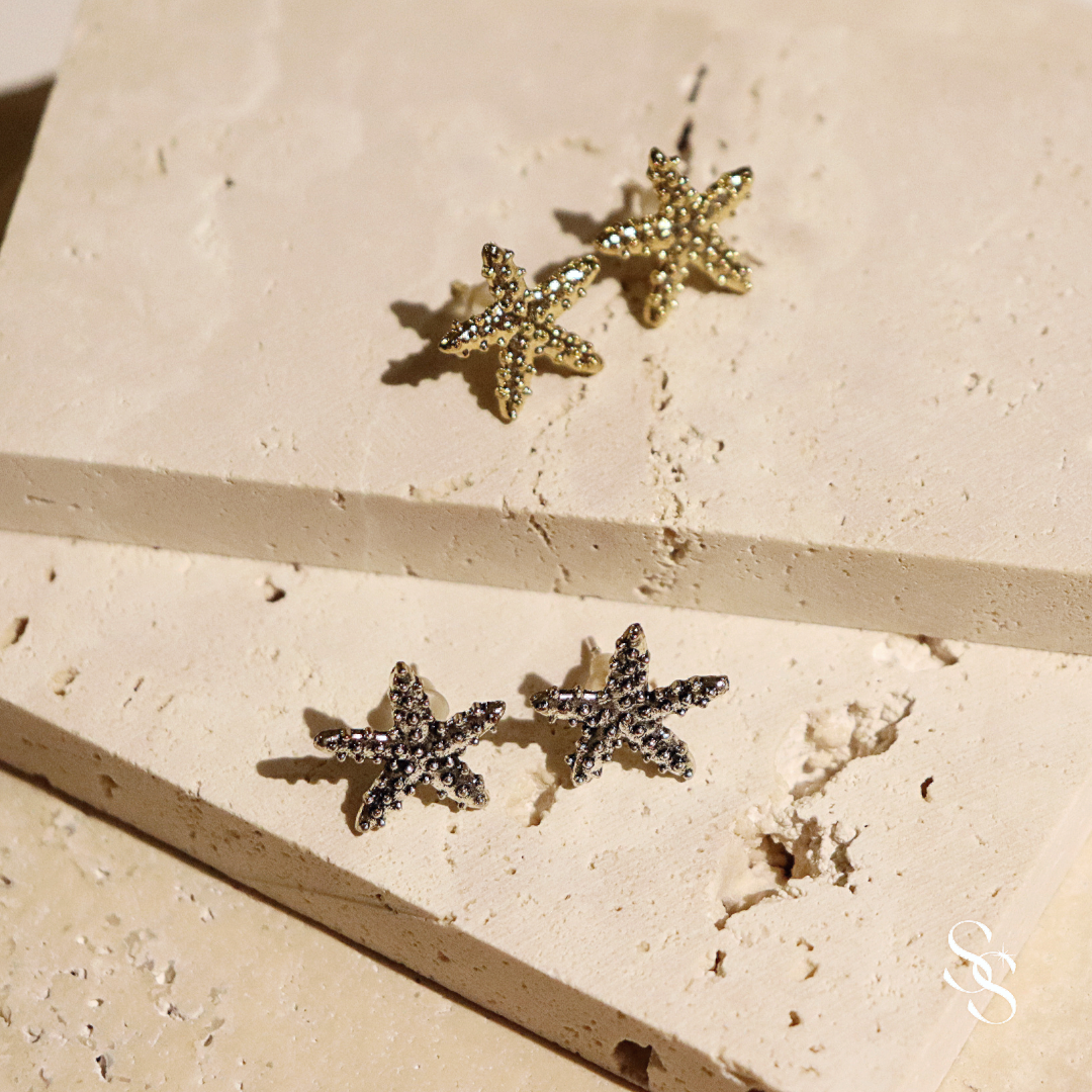 Nautical Starfish Stud Earrings