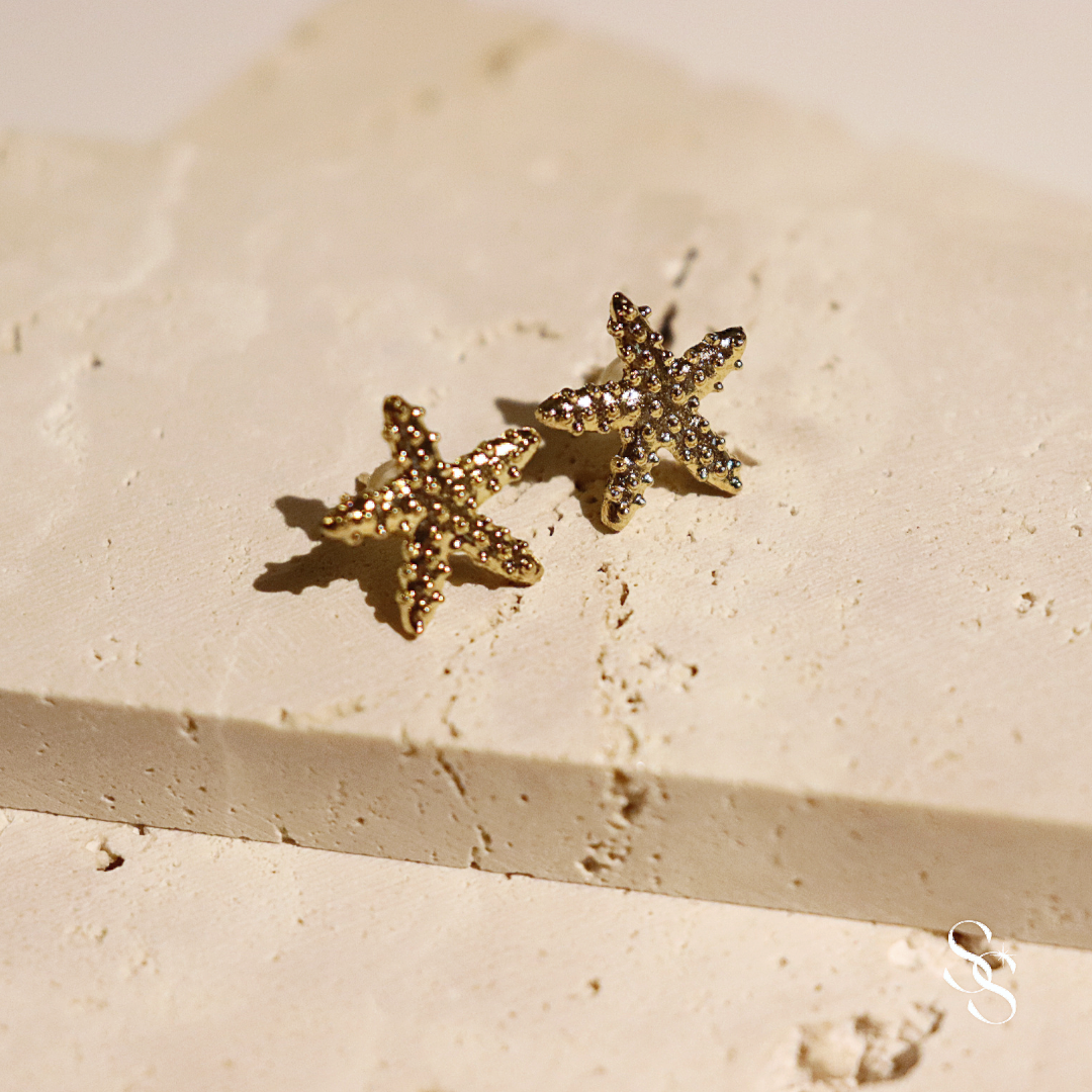 Nautical Starfish Stud Earrings